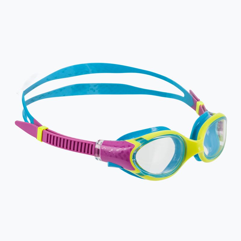Vaikiški plaukimo akinia Speedo Biofuse 2.0 lemon drizzle/kiki pink/picton blue