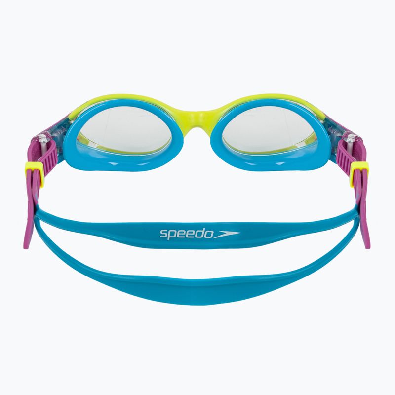 Vaikiški plaukimo akinia Speedo Biofuse 2.0 lemon drizzle/kiki pink/picton blue 4