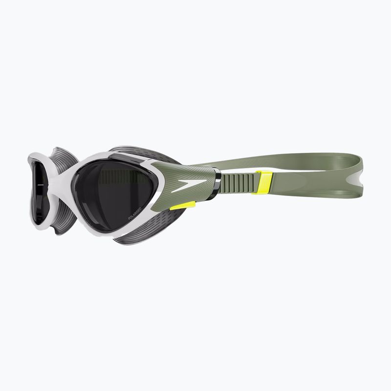 Moteriški plaukimo akiniai Speedo Biofuse Polarised 2.0 country green/hyper yellow/white 2