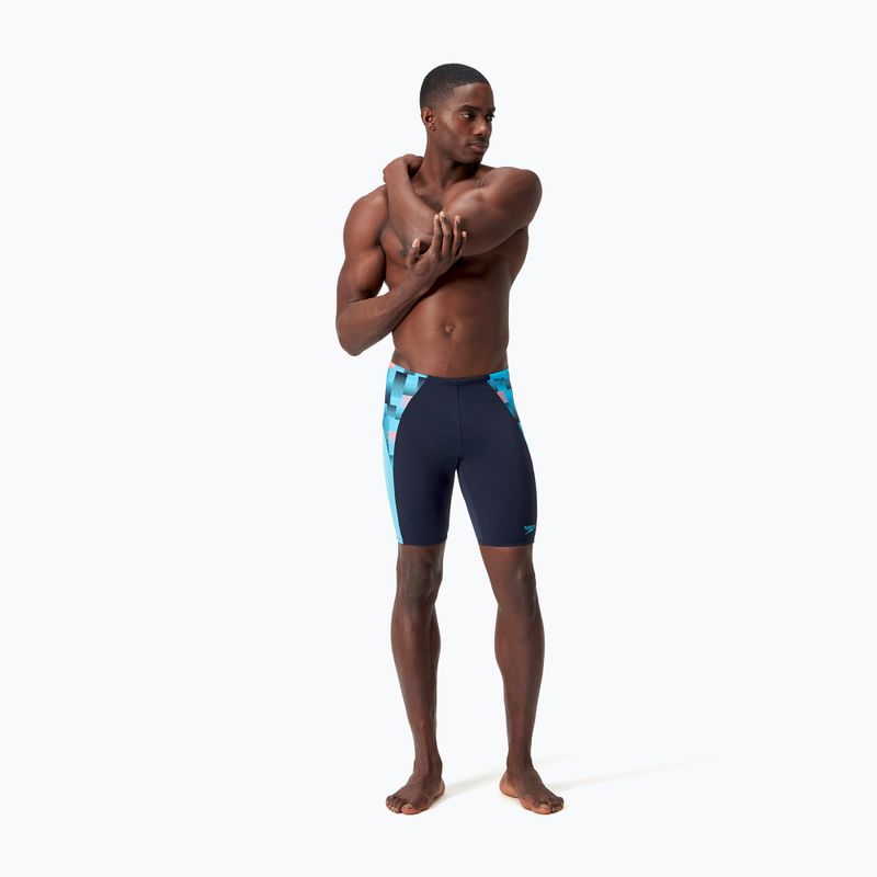 Vyriški plaukimo šortai Speedo Endurance+ MAX Splice Jammer true navy/picton blue/siren red 6