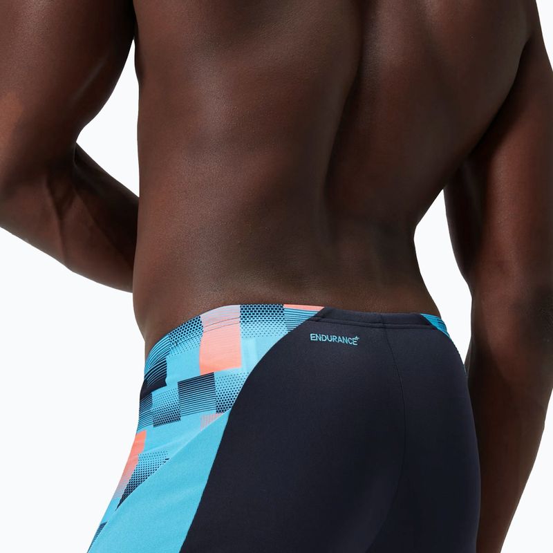 Vyriškos plaukimo trumpikės Speedo Endurance+ MAX Splice Aquashort true navy/picton blue/siren red 10