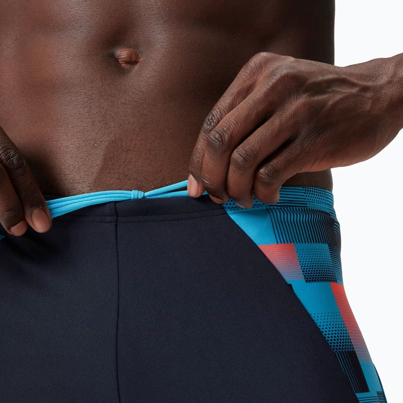 Vyriškos plaukimo trumpikės Speedo Endurance+ MAX Splice Aquashort true navy/picton blue/siren red 12