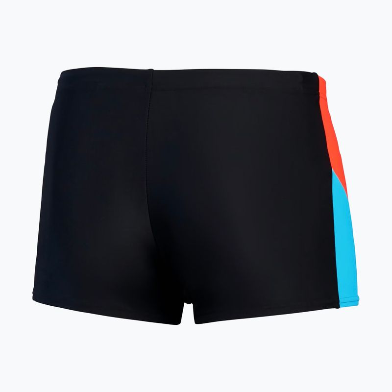 Vyriškos plaukimo trumpikės Speedo Dive Aquashort black/siren red/piton blue 2