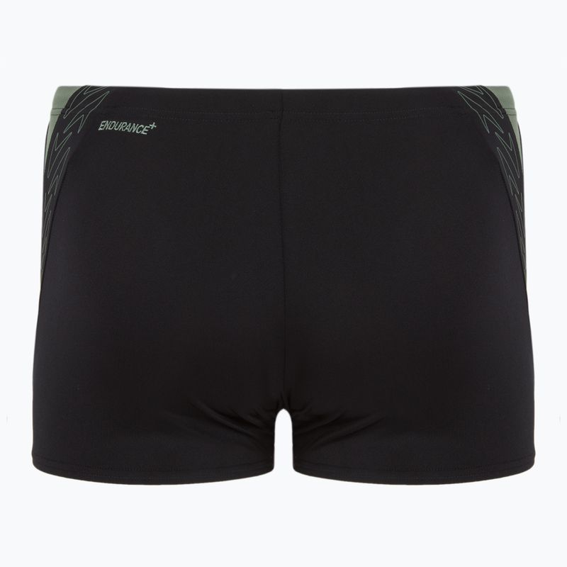 Vyriškos plaukimo trumpikės Speedo HyperBoom Splice Aquashort black/country green 2