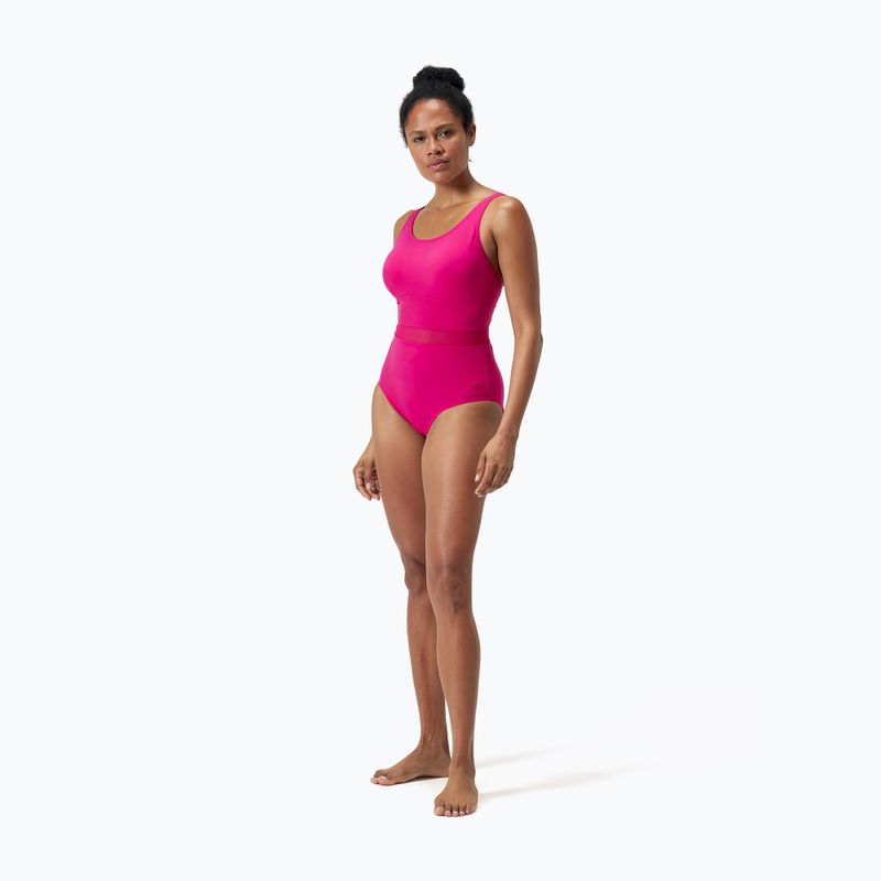 Vientisas plaukimo kostiumėlis Speedo Shaping LuniaGlow One Piece magenta haze 6