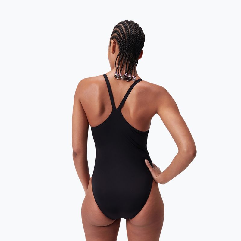 Moteriškas vientisas maudymosi kostiumėlis Speedo Endurance+ V-Back black 8