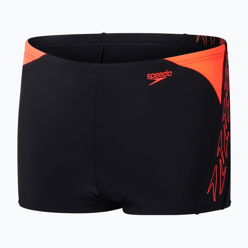 Vaikiškos plaukimo trumpikės Speedo HyperBoom Splice Aquashort black/siren red