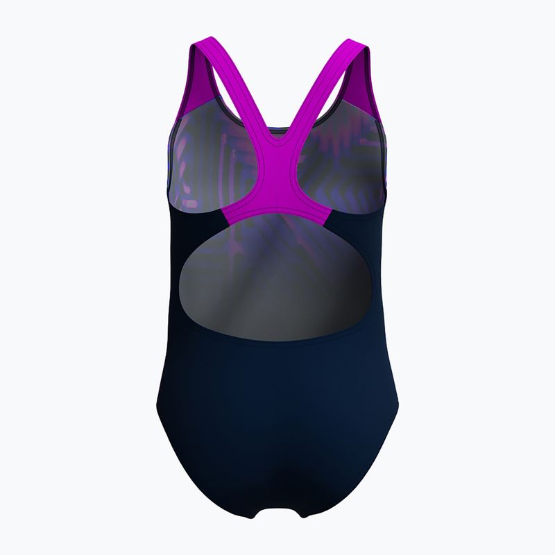 Vaikiškas vientisas maudymosi kostiumėlis Speedo Digital Placement Splashback diva 2