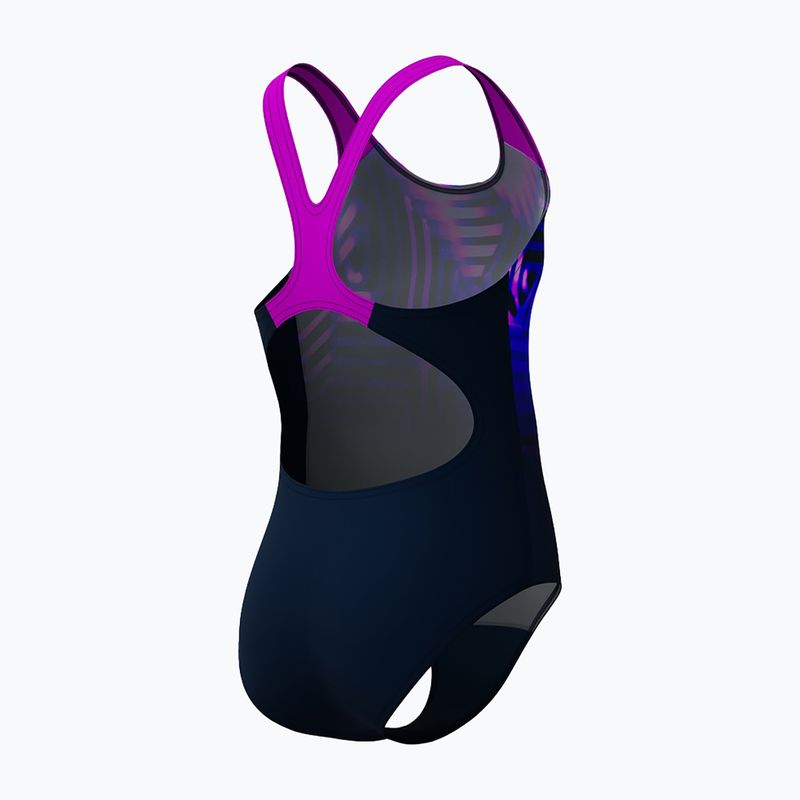 Vaikiškas vientisas maudymosi kostiumėlis Speedo Digital Placement Splashback diva 4