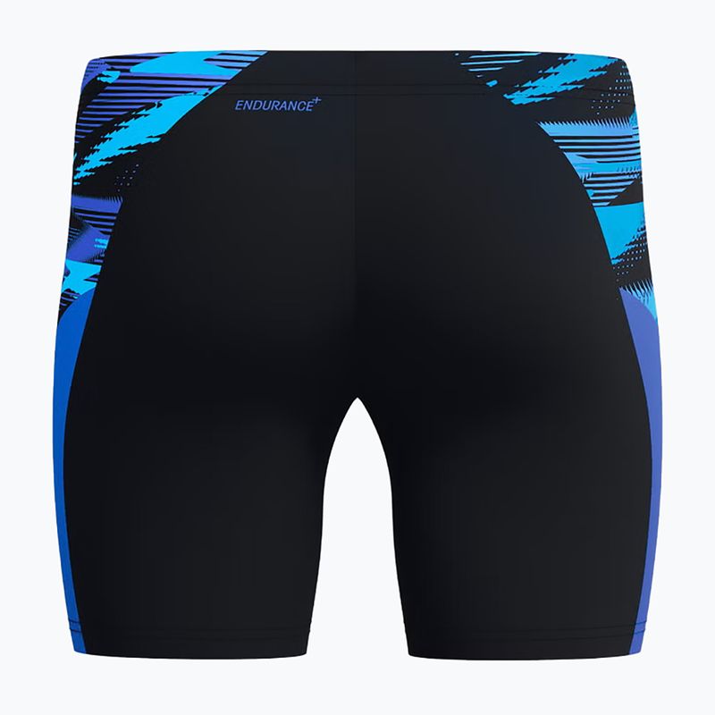 Vyrų plaukimo šortai Speedo Endurance+ Max Splice Jammer black/cobalt pop 2