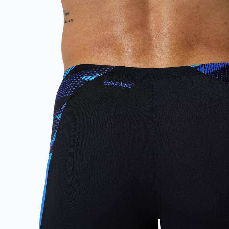 Vyrų plaukimo šortai Speedo Endurance+ Max Splice Jammer black/cobalt pop 9