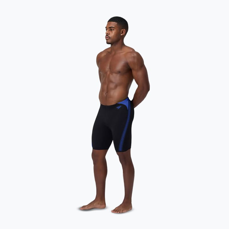 Vyrų plaukimo jameriai Speedo Hyper Boom Splice black/cobalt pop 2