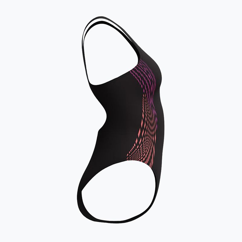 Moteriškas vientisas maudymosi kostiumėlis Speedo Placement Muscleback neon violet 7