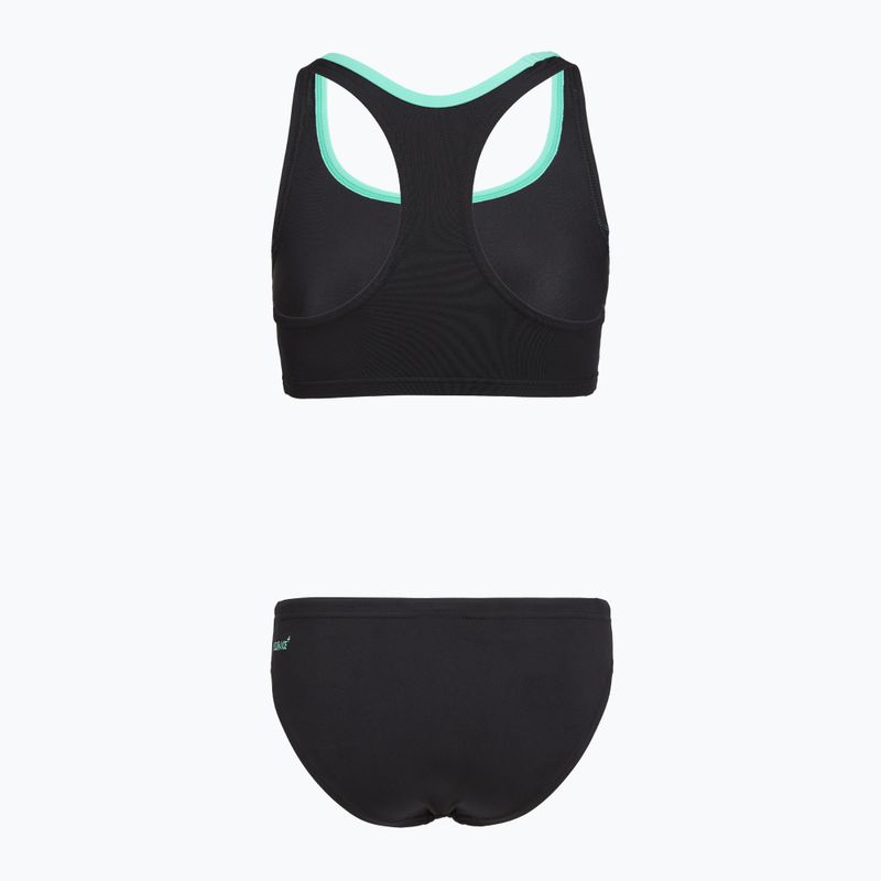 Moteriškas dviejų dalių maudymosi kostiumėlis Speedo Placement Bikini arctic glass 2