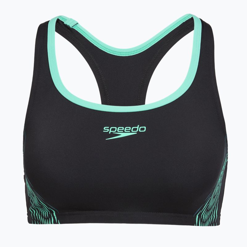 Moteriškas dviejų dalių maudymosi kostiumėlis Speedo Placement Bikini arctic glass 3