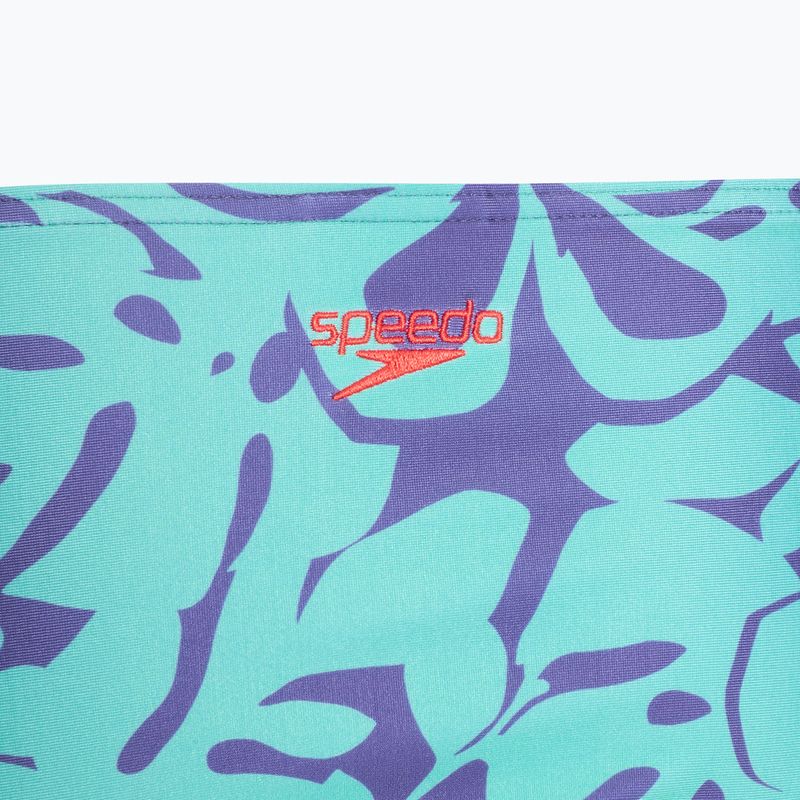 Moteriškas dviejų dalių plaukimo kostiumas Speedo Printed Adjustable Thinstrap hapuna blue 4