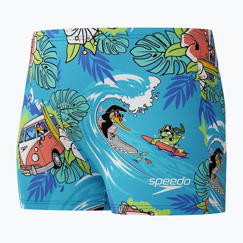 Vaikiškos plaukimo trumpikės Speedo Learn To Swim Digital Allover Aquashort picton blue 3