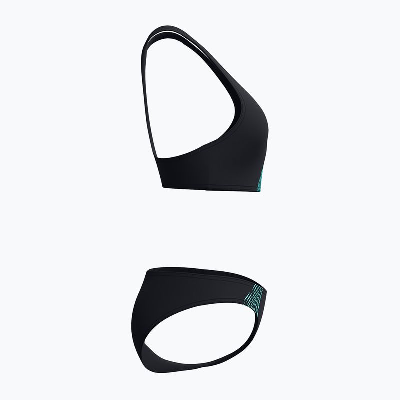 Moteriškas dviejų dalių maudymosi kostiumėlis Speedo Placement Bikini set arctic glass 4