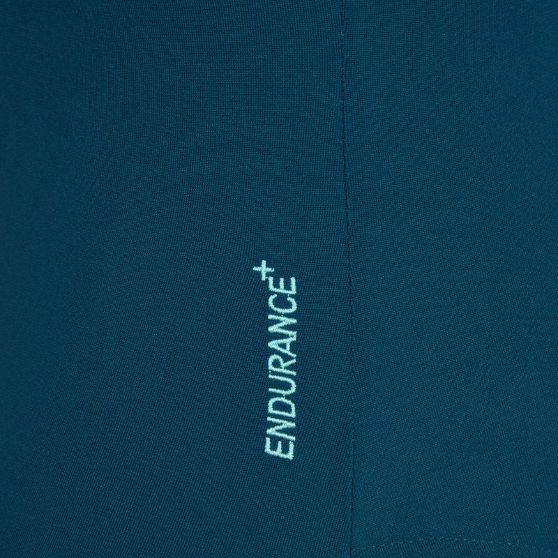 Moteriškas vientisas maudymosi kostiumėlis Speedo Racer Zip with Built in Swim Bra dark teal 4