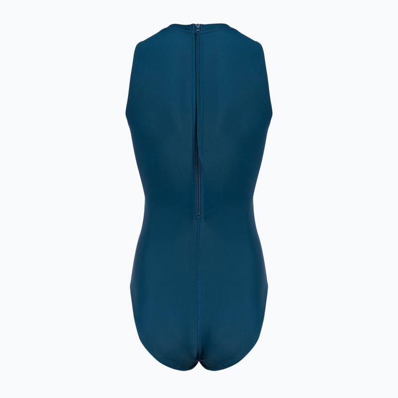 Moteriškas vientisas plaukimo kostiumėlis Speedo Hydrasuit dark teal 2