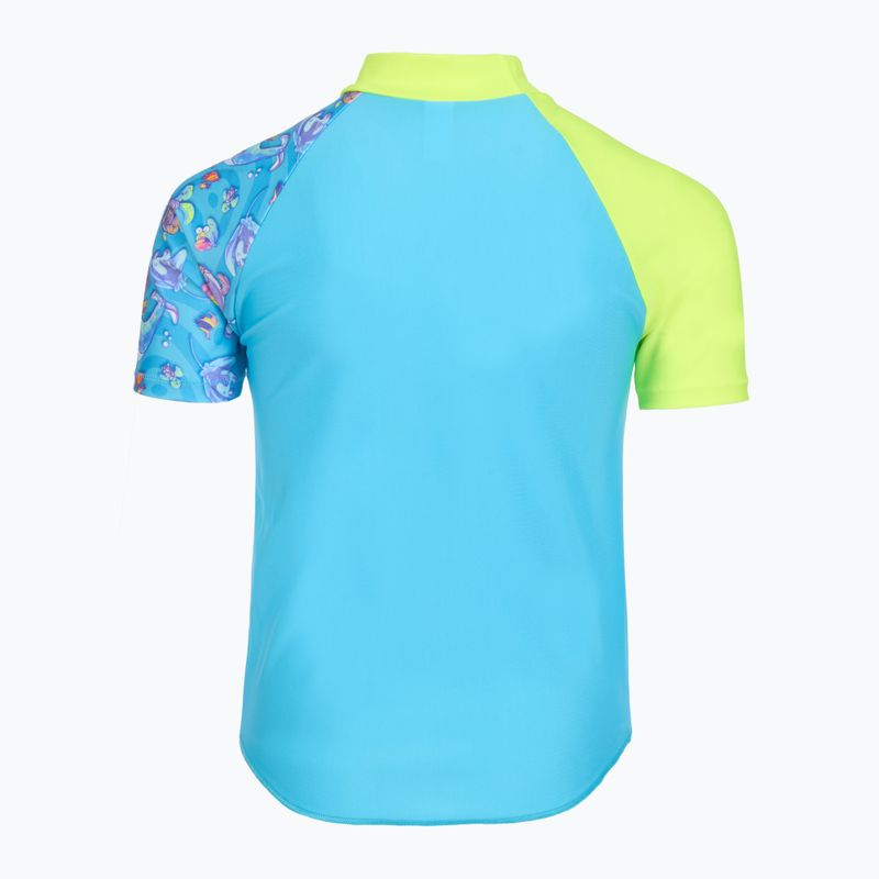 Vyriški dviejų dalių maudymosi kostiumai Speedo Learn To Swim Digital Rash Top Set turkish sea 4