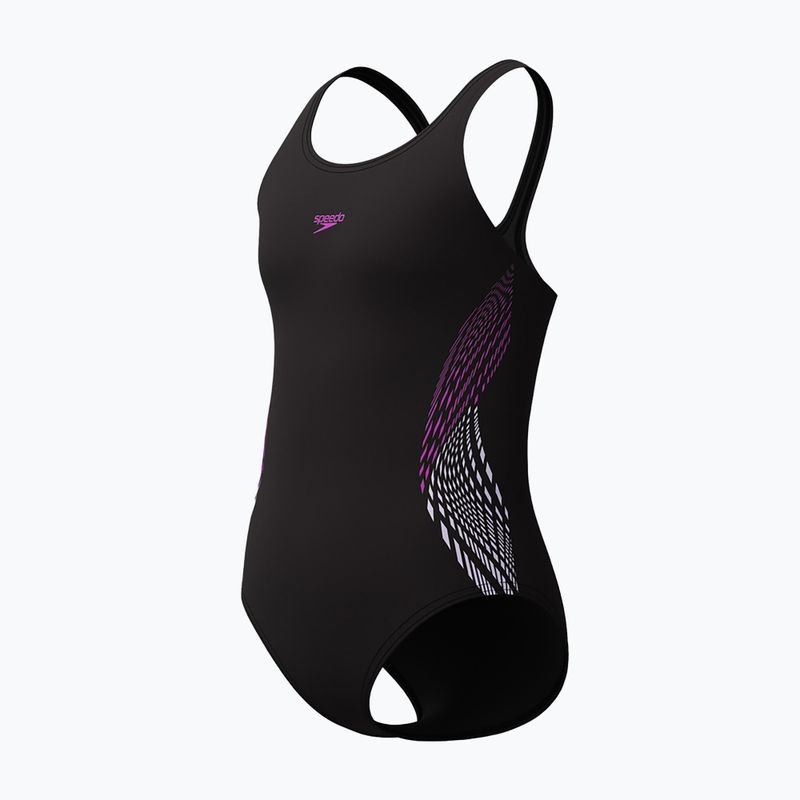 Vaikiškas vientisas maudymosi kostiumėlis Speedo Plastisol Placement Muscleback diva 3