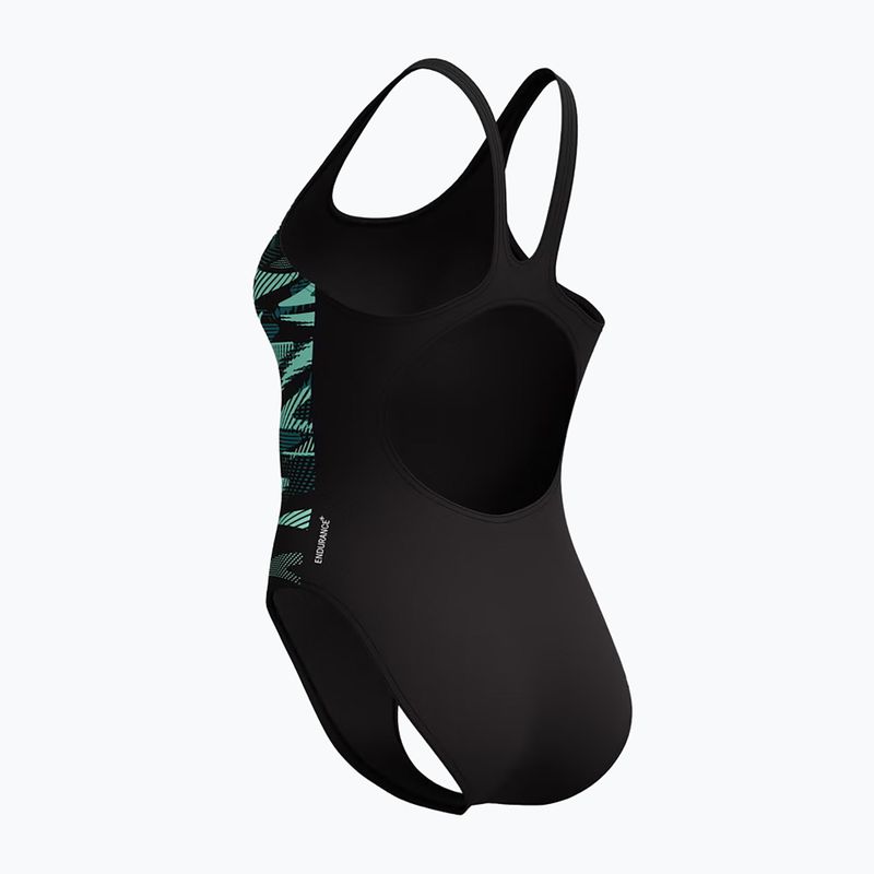 Moteriškas vientisas maudymosi kostiumėlis Speedo Hyperboom Placement Muscleback dark teal 5