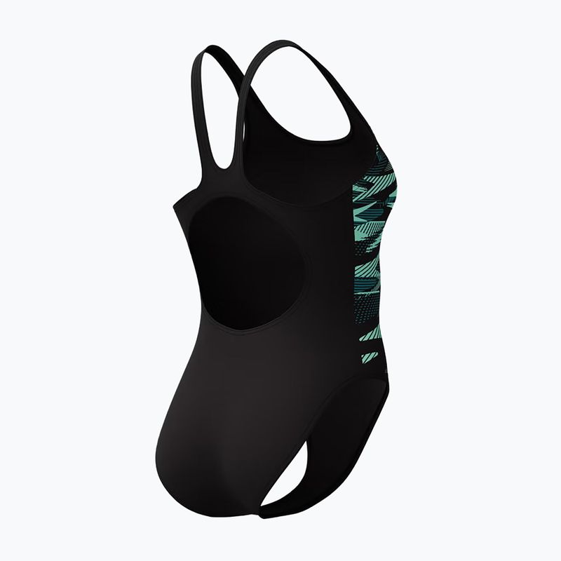 Moteriškas vientisas maudymosi kostiumėlis Speedo Hyperboom Placement Muscleback dark teal 6