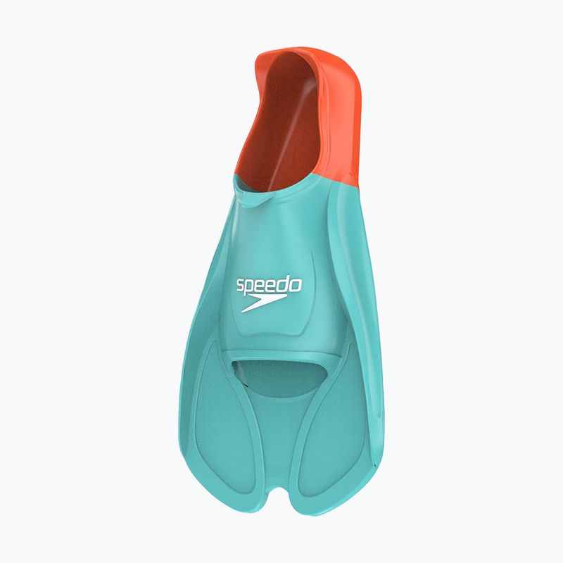 Plaukmenys plaukimui Speedo Biofuse Training arctic glass/volcanic orange 2