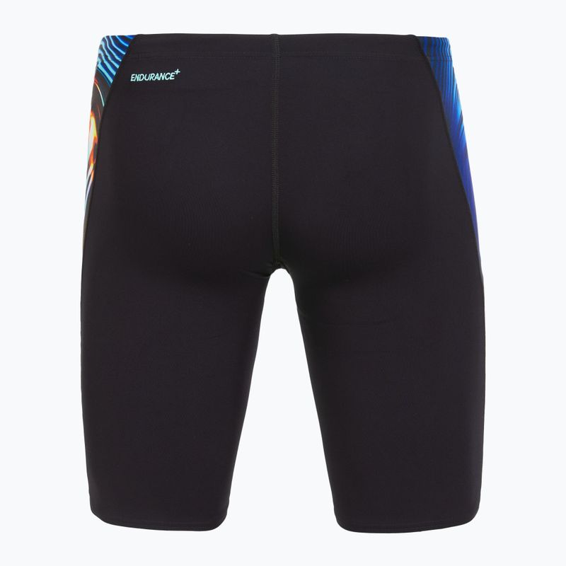 Vyriškos glaudės Speedo Placement Digital V-Cut Jammer lava blur/speedo black 2