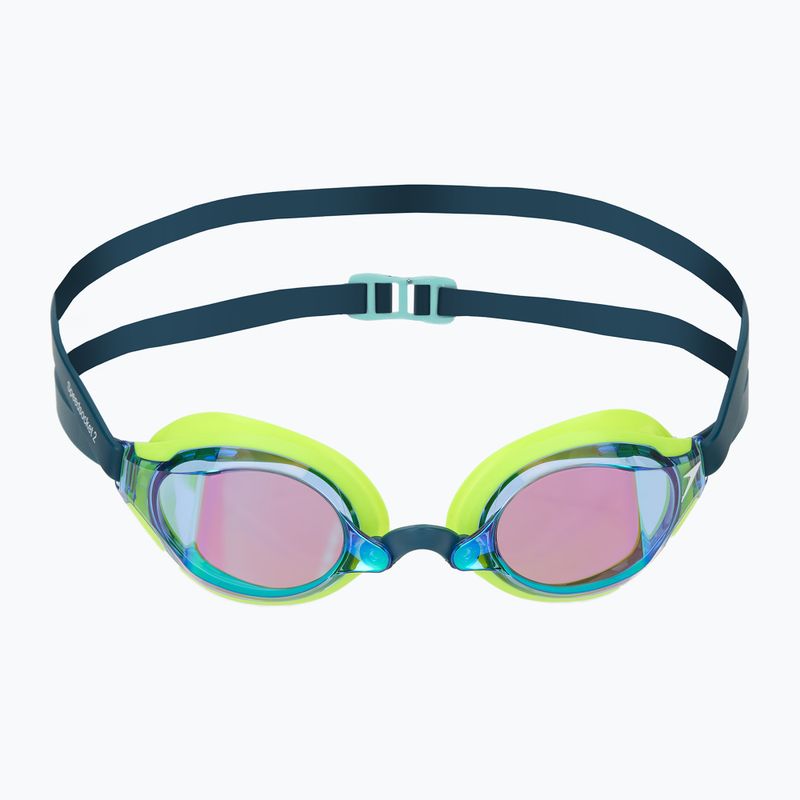 Plaukimo akiniai Speedo Fastskin Speedsocket 2 Mirror hyper yellow/cobalt/emerald 2