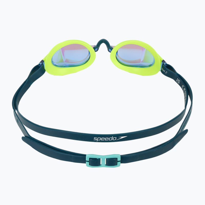 Plaukimo akiniai Speedo Fastskin Speedsocket 2 Mirror hyper yellow/cobalt/emerald 4