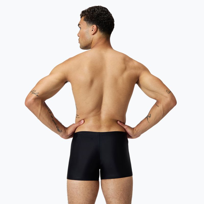 Vyriškos plaukimo trumpikės Speedo Medley Logo Aquashort black/hyper yellow 2