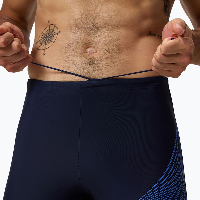Vyrų plaukimo jameriai Speedo Medley Logo Jammer navy/cobalt pop 9
