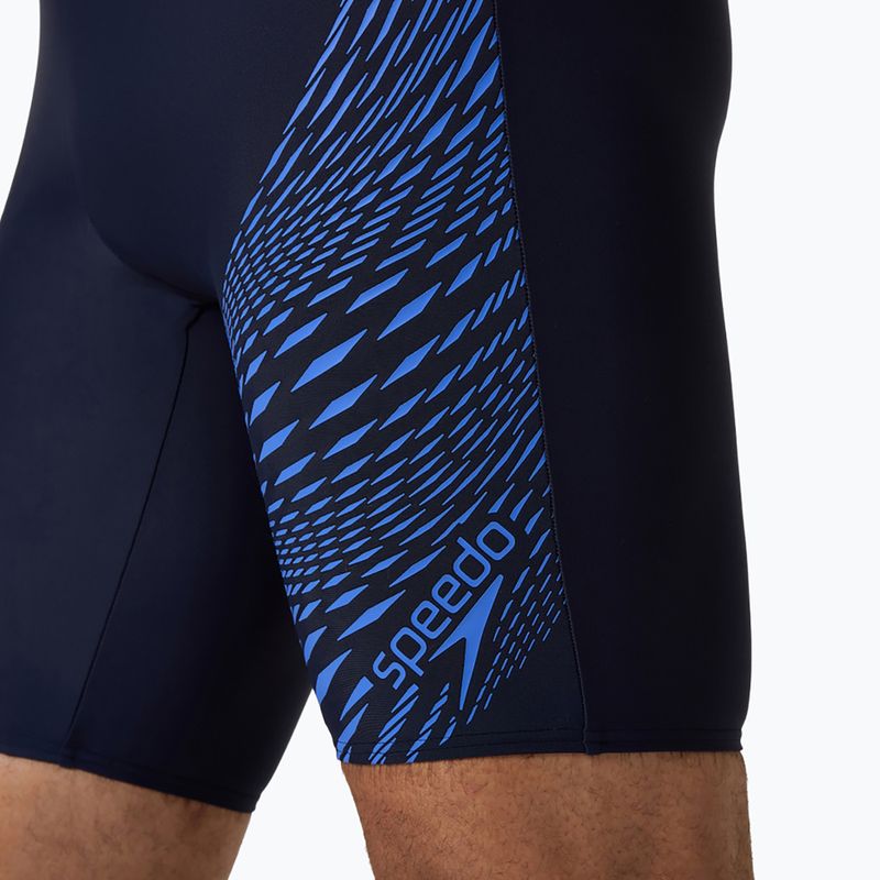 Vyrų plaukimo jameriai Speedo Medley Logo Jammer navy/cobalt pop 10