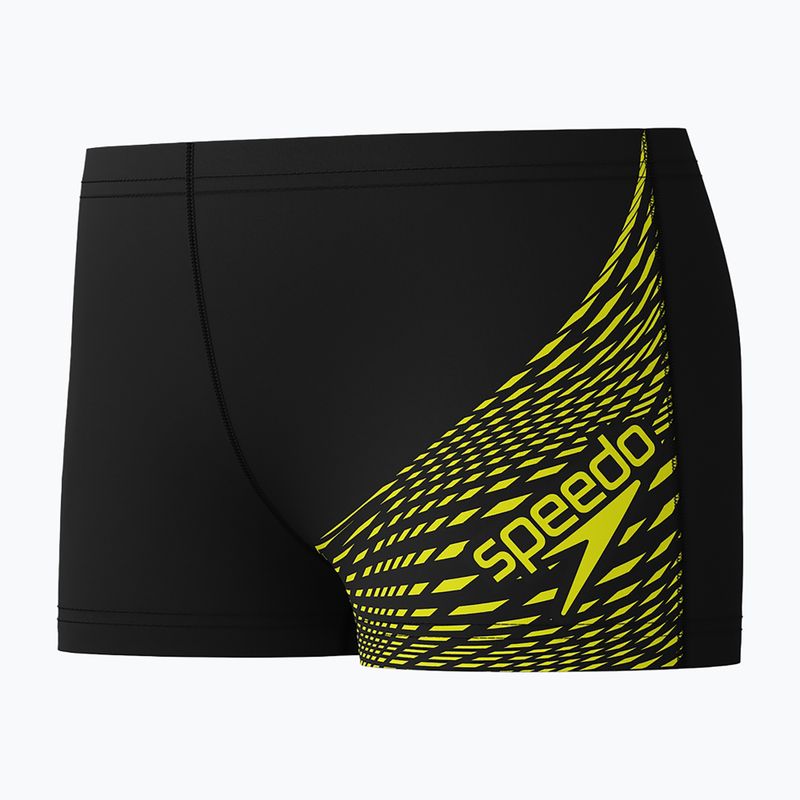 Vaikiškos plaukimo glaudės Speedo Medley Logo Aquashort hyper yellow 3