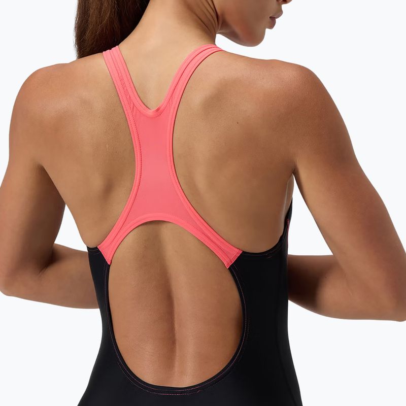 Moteriškas vientisas maudymosi kostiumėlis Speedo Medley Logo Medalist coral sands 9