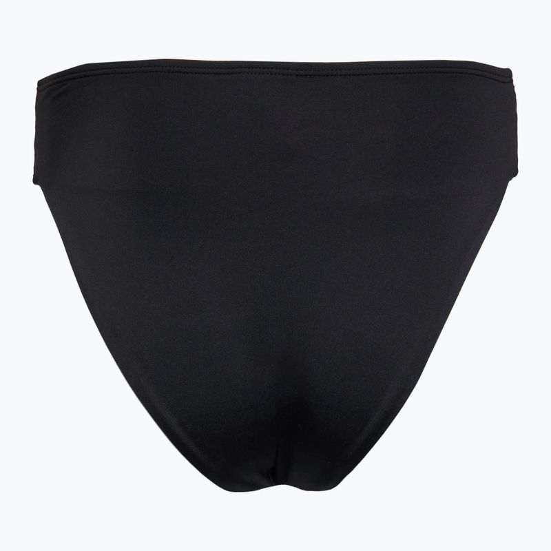 Moteriškas dviejų dalių plaukimo kostiumas Speedo Solid Logo Elastic High Waist Bottom speedo black 2