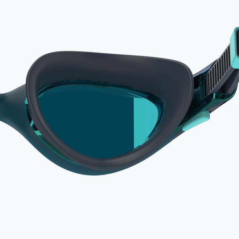 Moteriški plaukimo akiniai Speedo Biofuse 2.0 Mirror dark teal / cobalt / emerald mirror 6