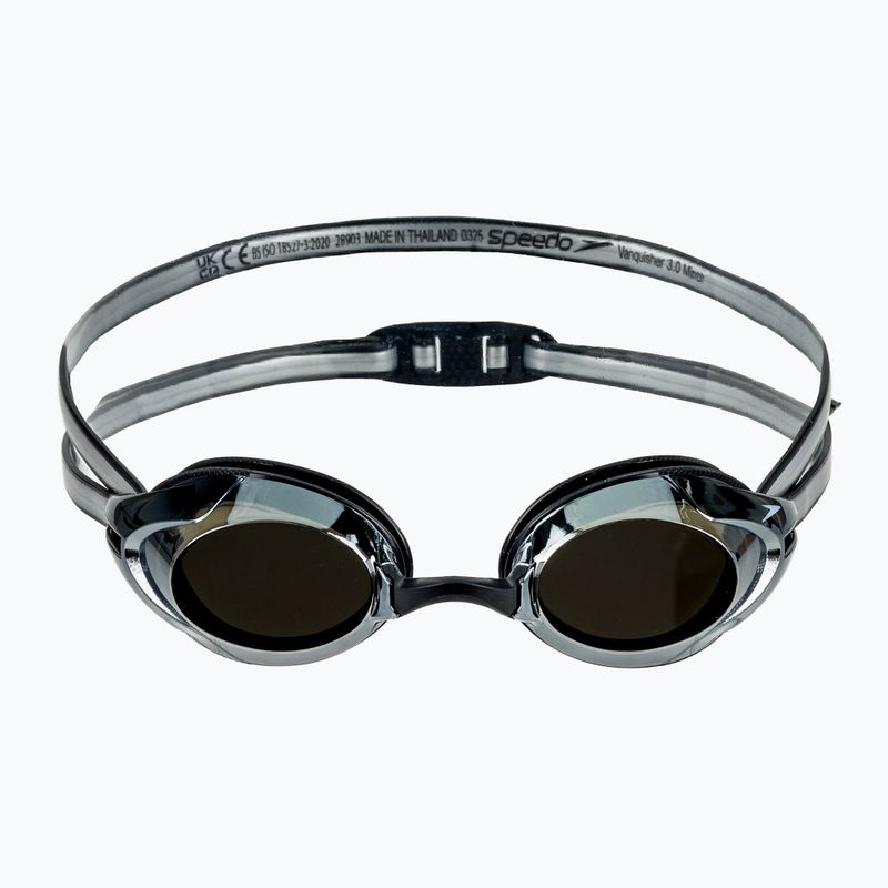 Plaukimo akiniai Speedo Vanquisher 3.0 Mirrored black / smoke / silver mirror 2