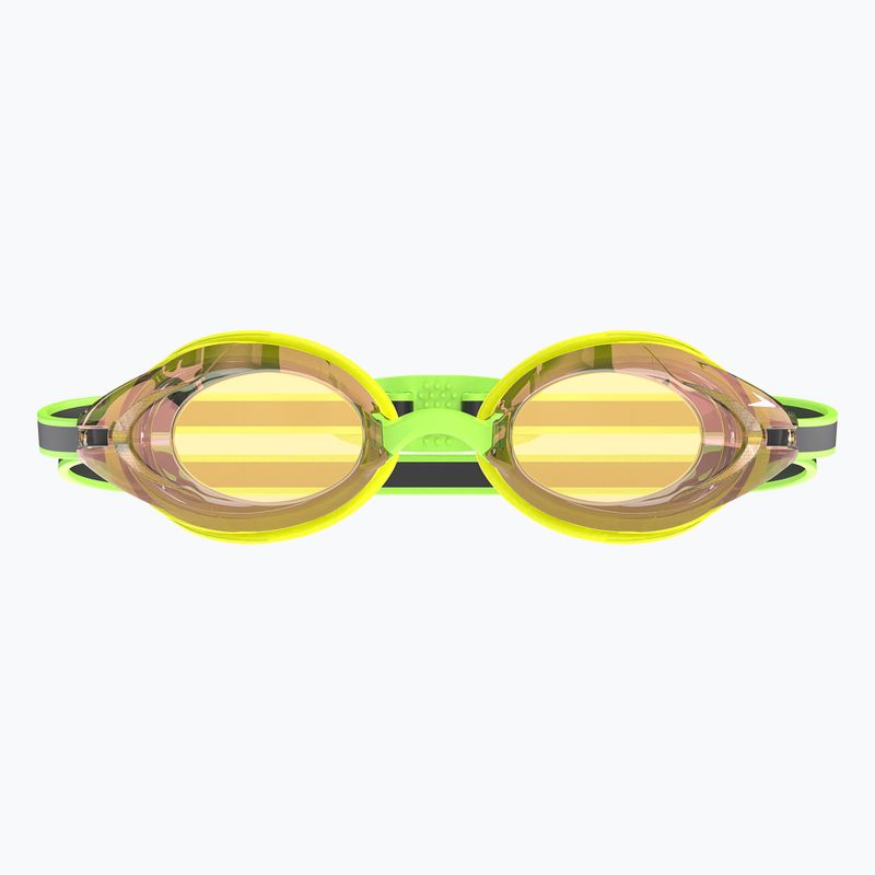 Plaukimo akiniai Speedo Vanquisher 3.0 Mirrored hyper yellow/grey/ablaze mirror 2