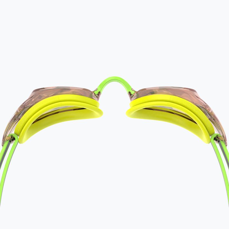 Plaukimo akiniai Speedo Vanquisher 3.0 Mirrored hyper yellow/grey/ablaze mirror 3