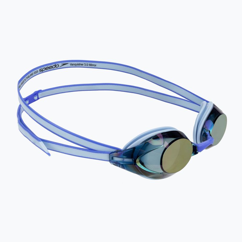Plaukimo akiniai Speedo Vanquisher 3.0 Mirrored hawaiian sky / cobalt / iris mirror