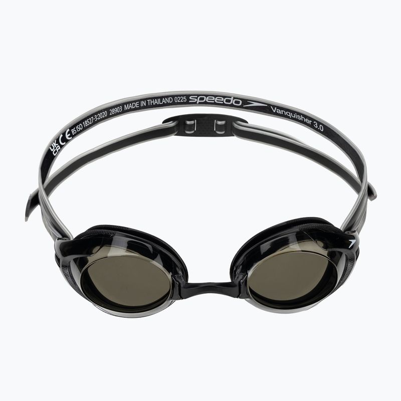 Plaukimo akiniai Speedo Vanquisher 3.0 speedo black / smoke 2