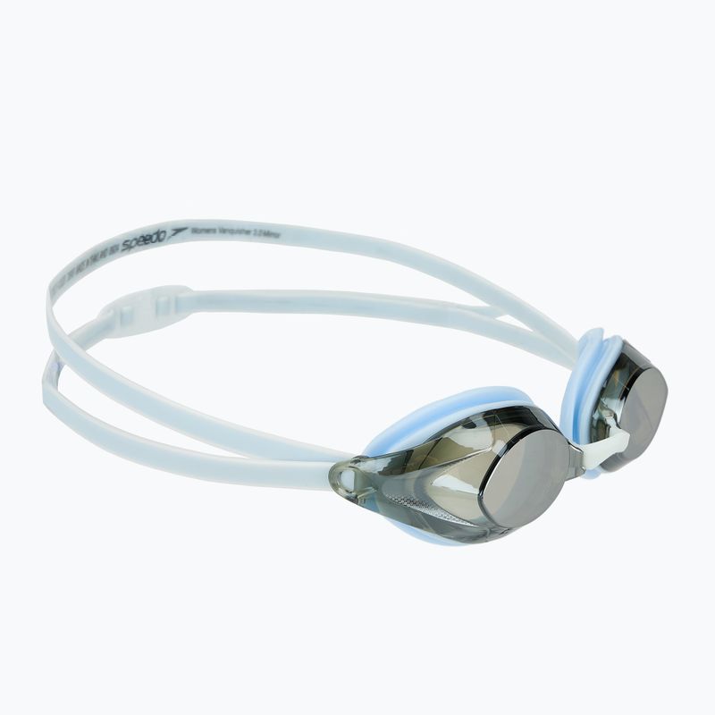 Moteriški plaukimo akiniai Speedo Vanquisher 3.0 Mirrored hawaiian sky/grey/silver mirror