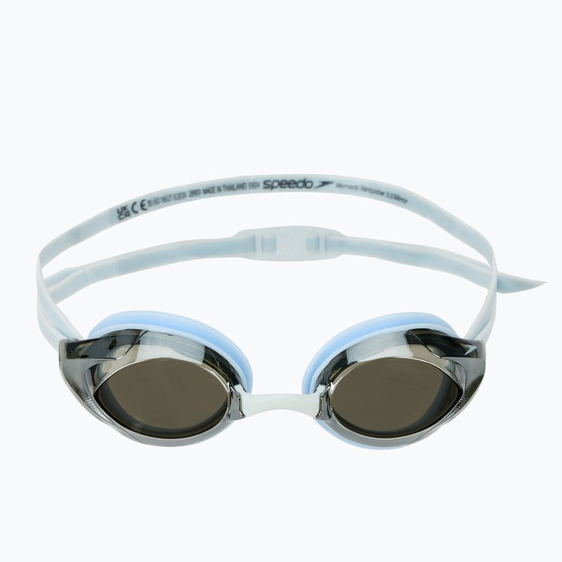Moteriški plaukimo akiniai Speedo Vanquisher 3.0 Mirrored hawaiian sky/grey/silver mirror 2