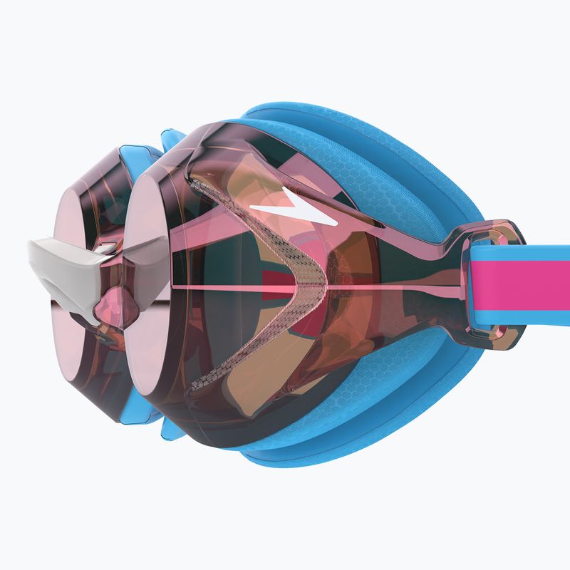 Vaikiški plaukimo akiniai Speedo Vanquisher 3.0 Mirror picton blue/vermillion/gold mirror 3