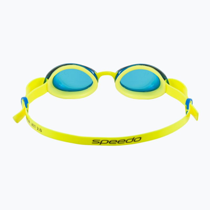 Vaikiški plaukimo akiniai Speedo Jet 2.0 empire yellow / neon blue 4