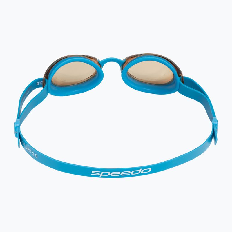 Vaikiški plaukimo akiniai Speedo Jet 2.0 azure blue / parrot 4