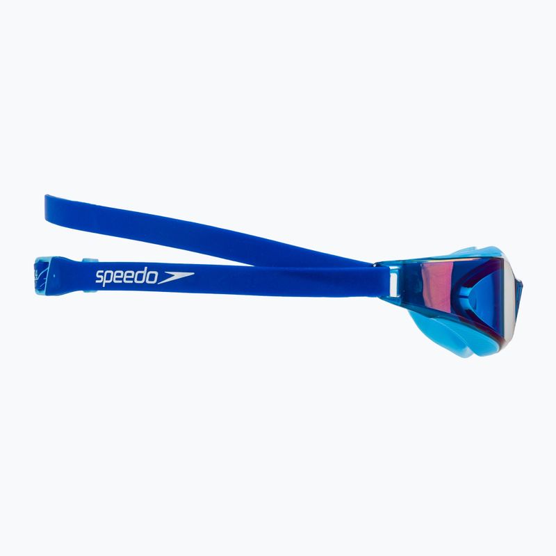 Vaikiški plaukimo akiniai Speedo Fastskin Hyper Elite Mirror picton blue / cobalt / iris 3